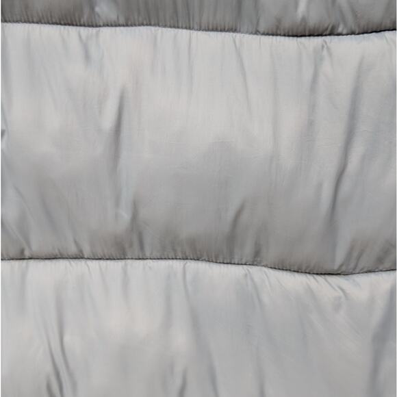 Andrew Marc Blue/Gray Kerr Horizontal Rail Quilted Shell Puffer Vest, size S - Picture 5 of 8